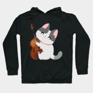 Violin Cat Hoodie